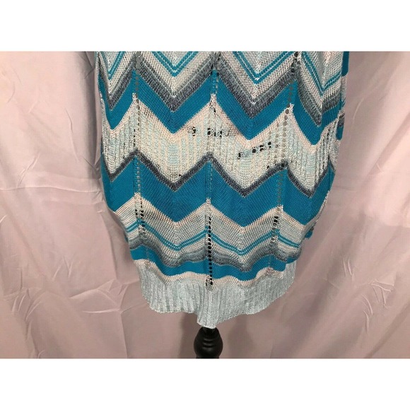 Romeo & Juliet Couture Woman's Crew Neck Cap Sleeve Knitted Shirt Sz M - Picture 6 of 8